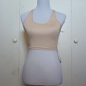 Shein Cream Crop Top